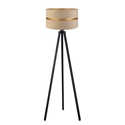 Duolla - Grīdas stāvlampa DUO 1xE27/60W/230V d. 44 cm bēša/venge
