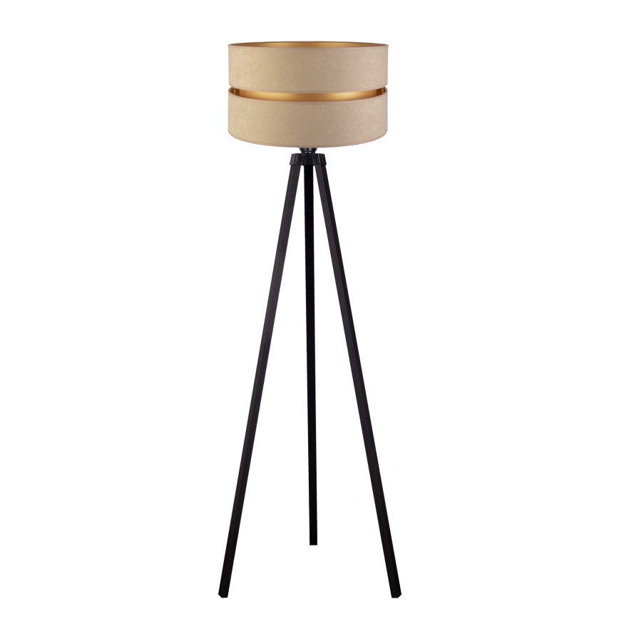 Duolla - Grīdas stāvlampa DUO 1xE27/60W/230V d. 44 cm bēša/venge