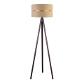 Duolla - Grīdas stāvlampa DUO 1xE27/60W/230V d. 44 cm bēša/venge
