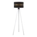 Duolla - Grīdas stāvlampa DUO 1xE27/60W/230V d. 44 cm melna/balta