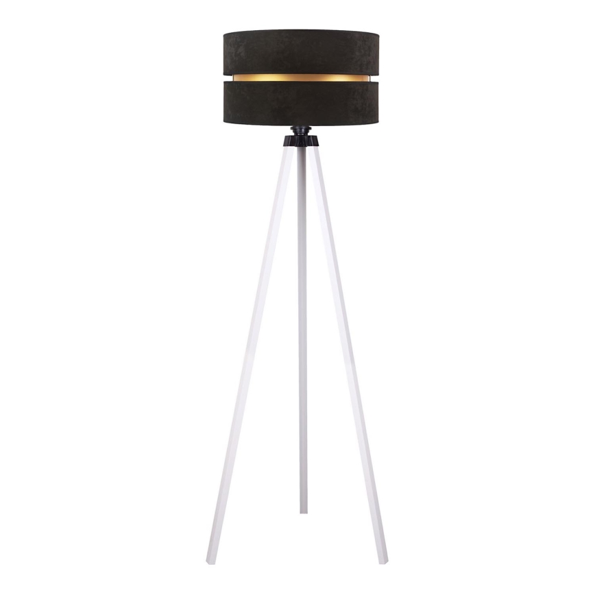 Duolla - Grīdas stāvlampa DUO 1xE27/60W/230V d. 44 cm melna/balta