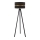 Duolla - Grīdas stāvlampa DUO 1xE27/60W/230V d. 44 cm melna/venge