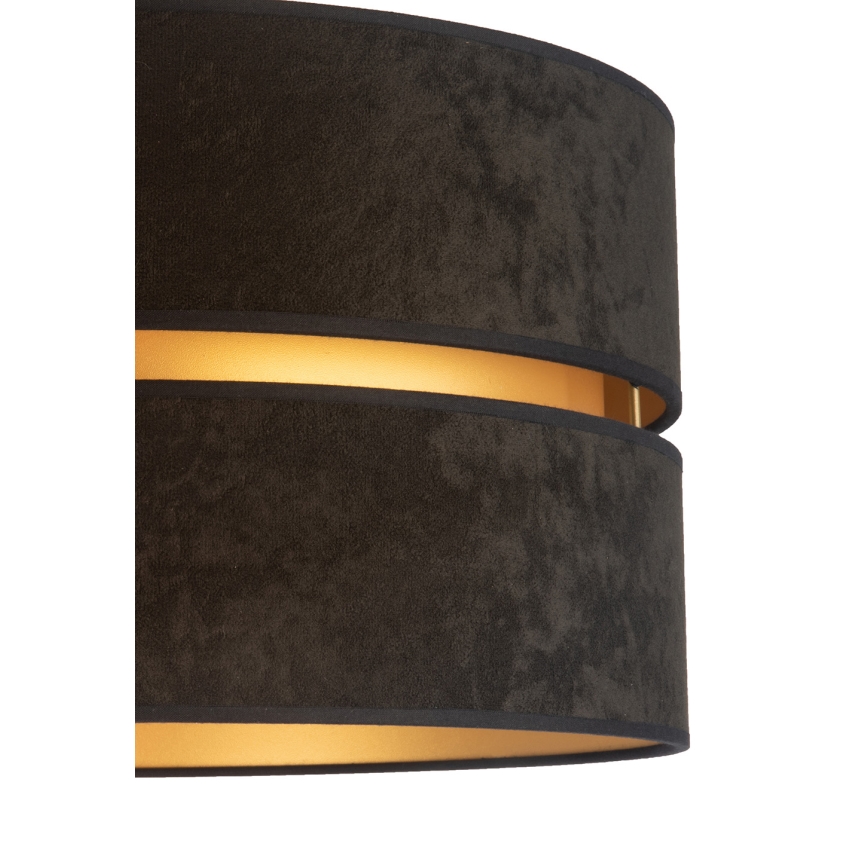 Duolla - Grīdas stāvlampa DUO 1xE27/60W/230V d. 44 cm melna/venge