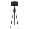 Duolla - Grīdas stāvlampa DUO 1xE27/60W/230V d. 44 cm melna/venge