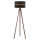 Duolla - Grīdas stāvlampa DUO 1xE27/60W/230V d. 44 cm melna/venge