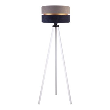 Duolla - Grīdas stāvlampa DUO 1xE27/60W/230V d. 44 cm pelēka/zila/balta
