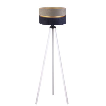 Duolla - Grīdas stāvlampa DUO 1xE27/60W/230V d. 44 cm pelēka/zila/balta