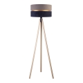 Duolla - Grīdas stāvlampa DUO 1xE27/60W/230V d. 44 cm pelēka/zila/bēša