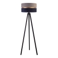Duolla - Grīdas stāvlampa DUO 1xE27/60W/230V d. 44 cm pelēka/zila/venge