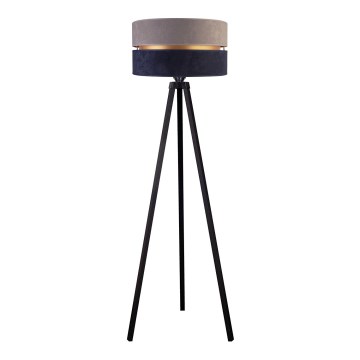 Duolla - Grīdas stāvlampa DUO 1xE27/60W/230V d. 44 cm pelēka/zila/venge