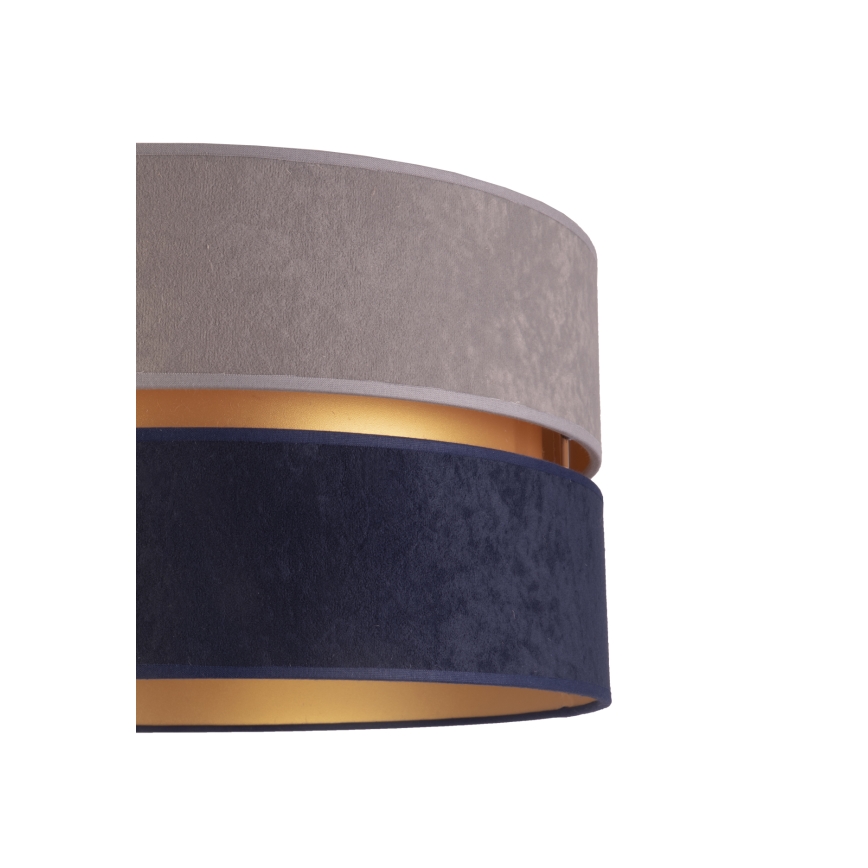 Duolla - Grīdas stāvlampa DUO 1xE27/60W/230V d. 44 cm pelēka/zila/venge