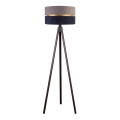 Duolla - Grīdas stāvlampa DUO 1xE27/60W/230V d. 44 cm pelēka/zila/venge