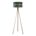 Duolla - Grīdas stāvlampa DUO 1xE27/60W/230V d. 44 cm zaļa/bēša