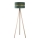 Duolla - Grīdas stāvlampa DUO 1xE27/60W/230V d. 44 cm zaļa/bēša