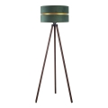 Duolla - Grīdas stāvlampa DUO 1xE27/60W/230V d. 44 cm zaļa/brūna