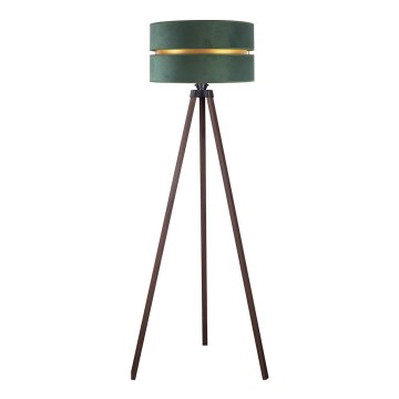 Duolla - Grīdas stāvlampa DUO 1xE27/60W/230V d. 44 cm zaļa/brūna