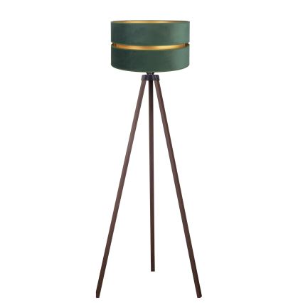 Duolla - Grīdas stāvlampa DUO 1xE27/60W/230V d. 44 cm zaļa/brūna