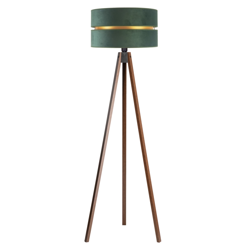Duolla - Grīdas stāvlampa DUO 1xE27/60W/230V d. 44 cm zaļa/venge