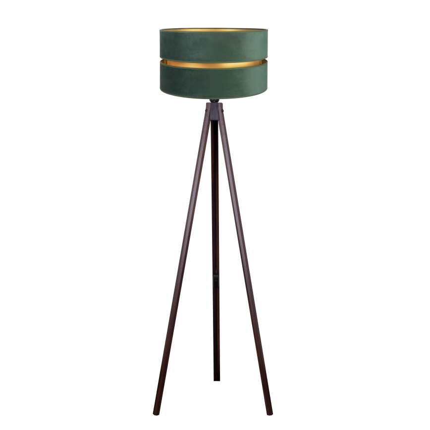Duolla - Grīdas stāvlampa DUO 1xE27/60W/230V d. 44 cm zaļa/venge