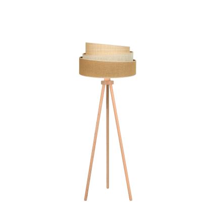 Duolla - Grīdas stāvlampa YUTE TRIO 1xE27/15W/230V d. 45 cm brūna/pelēka/bēša