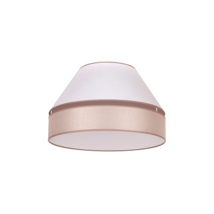 Duolla - Griestu lampa AVIGNON 1xE27/15W/230V d. 50 cm balta/bēša