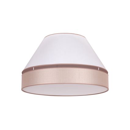 Duolla - Griestu lampa AVIGNON 3xE27/15W/230V d. 60 cm balta/bēša