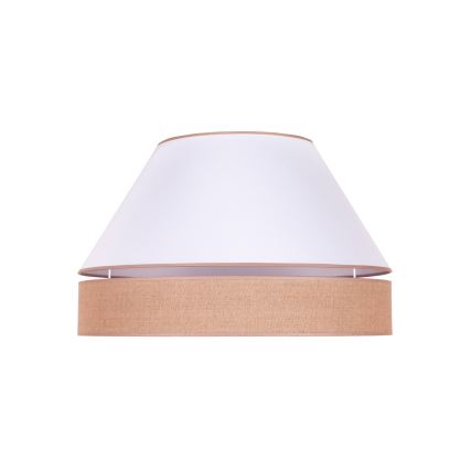 Duolla - Griestu lampa AVIGNON 3xE27/15W/230V d. 60 cm balta/brūna