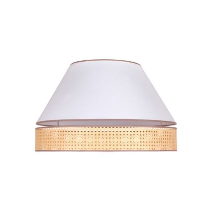 Duolla - Griestu lampa AVIGNON 3xE27/15W/230V d. 60 cm balta/rotanga