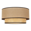 Duolla - Griestu lampa BOHO 1xE27/15W/230V d. 45 cm bēša/rotanga