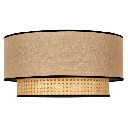 Duolla - Griestu lampa BOHO 1xE27/15W/230V d. 45 cm bēša/rotanga