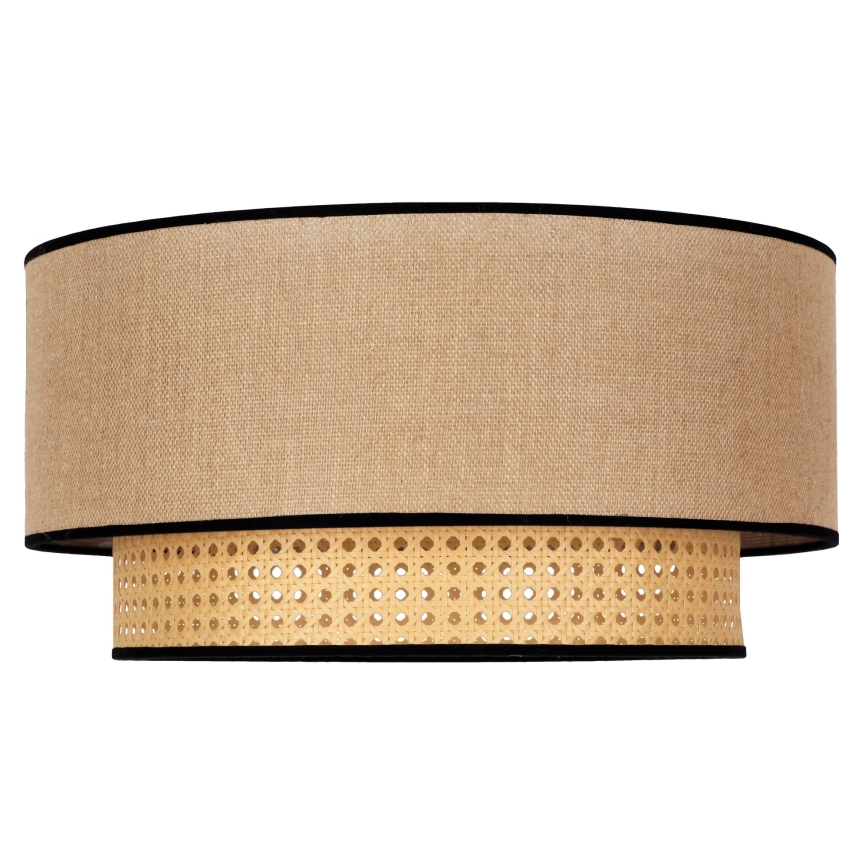 Duolla - Griestu lampa BOHO 1xE27/15W/230V d. 45 cm bēša/rotanga