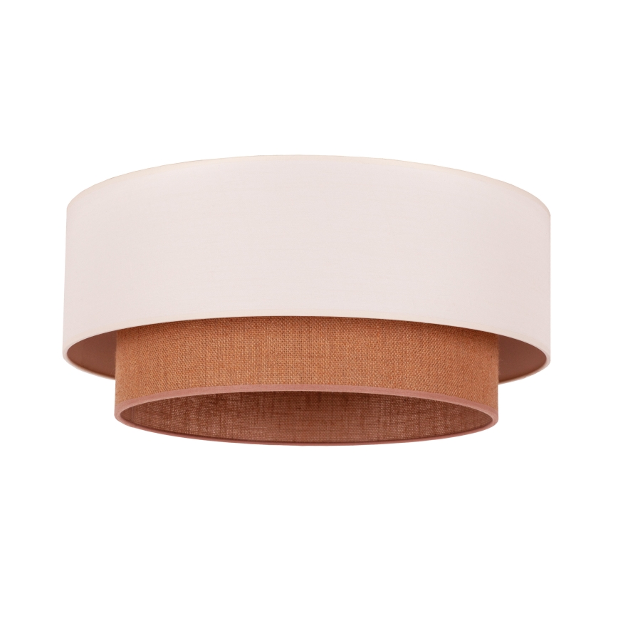 Duolla - Griestu lampa BOHO 3xE27/15W/230V d. 60 cm bēša/brūna