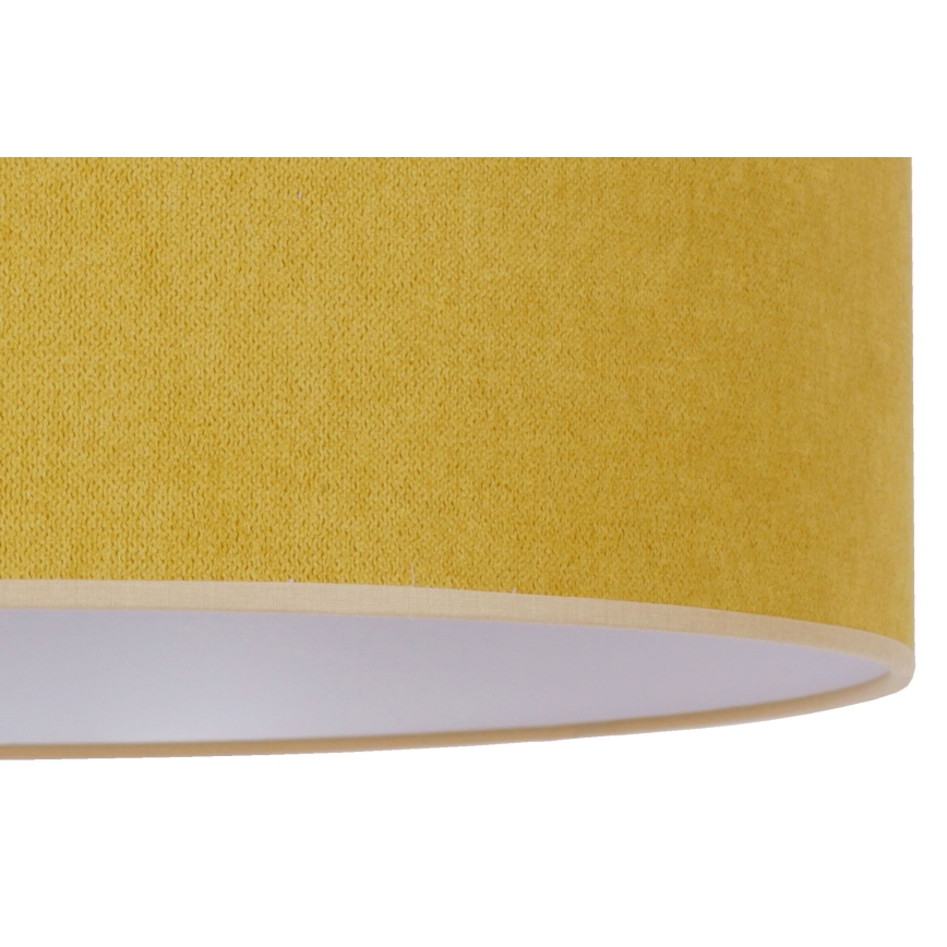 Duolla - Griestu lampa BRISTOL 1xE27/15W/230V d. 45 cm dzeltena/balta