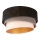 Duolla - Griestu lampa DEVON 1xE27/40W/230V d. 45 cm melna/pelēka/bēša