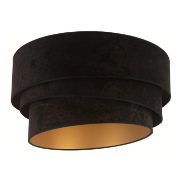 Duolla - Griestu lampa DEVON 1xE27/40W/230V d. 45 cm melna/zelta