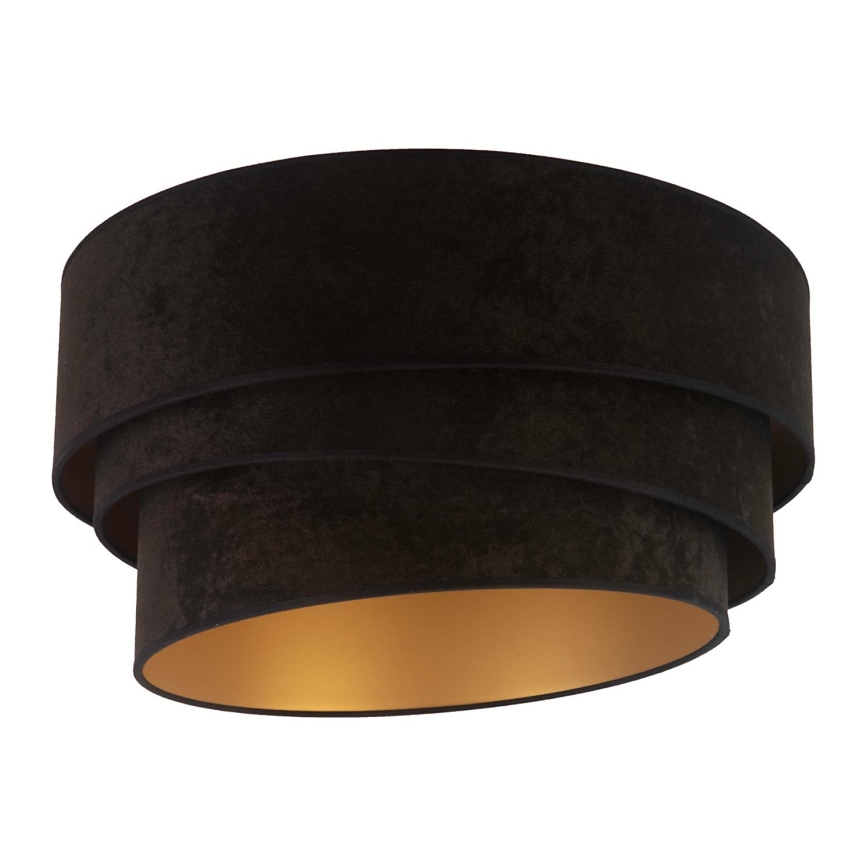 Duolla - Griestu lampa DEVON 1xE27/40W/230V d. 45 cm melna/zelta