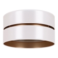 Duolla - Griestu lampa DUO 1xE27/15W/230V d. 40 cm balta/zelta