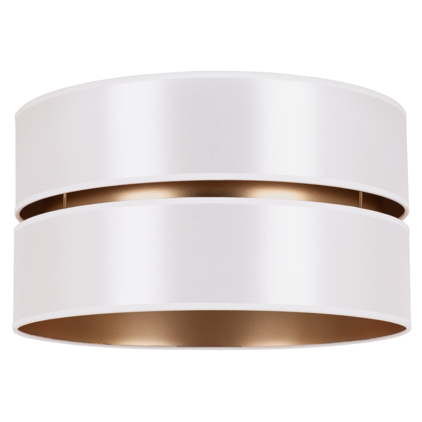 Duolla - Griestu lampa DUO 1xE27/15W/230V d. 40 cm balta/zelta