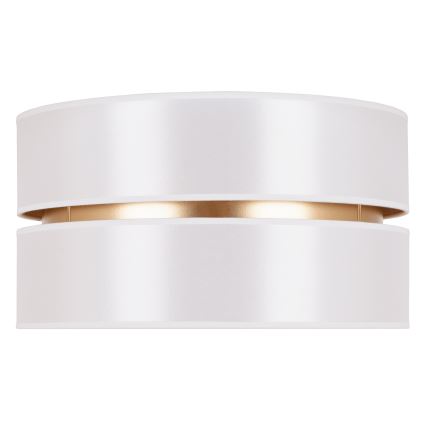Duolla - Griestu lampa DUO 1xE27/15W/230V d. 40 cm balta/zelta