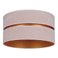 Duolla - Griestu lampa DUO 1xE27/15W/230V d. 40 cm bēša/zelta