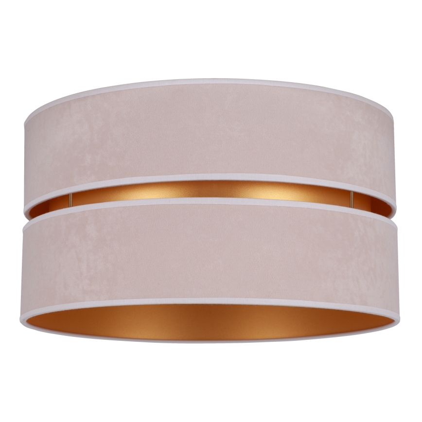 Duolla - Griestu lampa DUO 1xE27/15W/230V d. 40 cm bēša/zelta