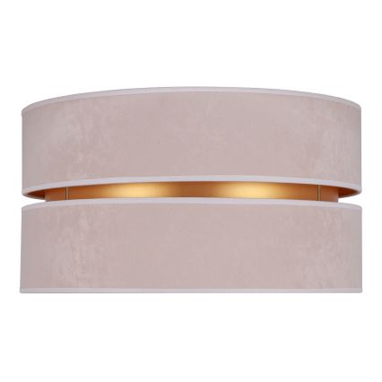 Duolla - Griestu lampa DUO 1xE27/15W/230V d. 40 cm bēša/zelta