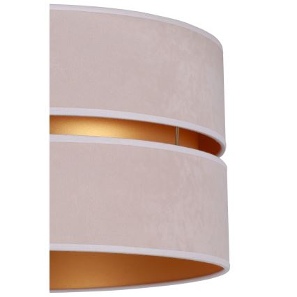 Duolla - Griestu lampa DUO 1xE27/15W/230V d. 40 cm bēša/zelta