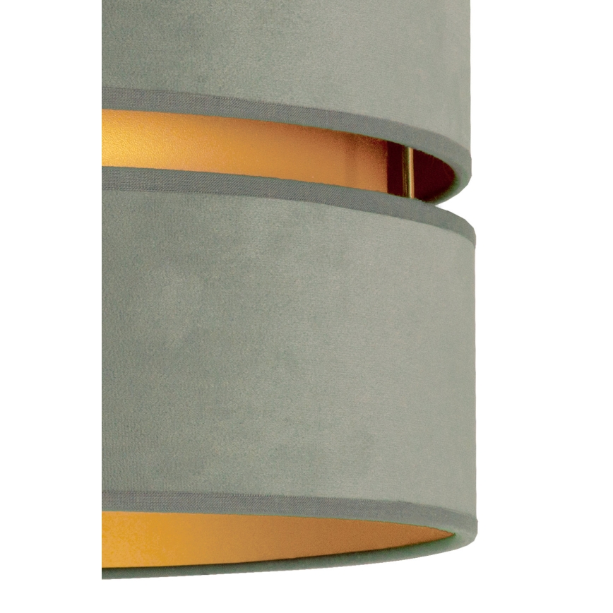 Duolla - Griestu lampa DUO 1xE27/15W/230V d. 40 cm gaiši zaļa/zelta