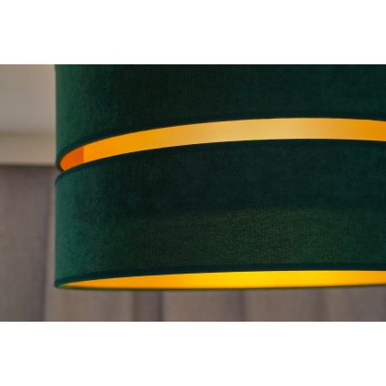 Duolla - Griestu lampa DUO 1xE27/40W/230V d. 40 cm zaļa/zelta