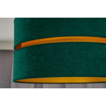 Duolla - Griestu lampa DUO 1xE27/40W/230V d. 40 cm zaļa/zelta