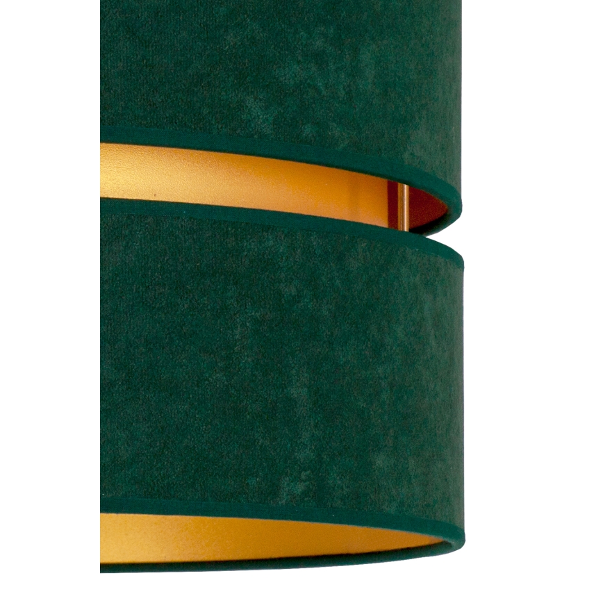 Duolla - Griestu lampa DUO 1xE27/40W/230V d. 40 cm zaļa/zelta