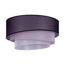 Duolla - Griestu lampa TRIO 1xE27/15W/230V d. 45 cm melna/rozā/sudraba