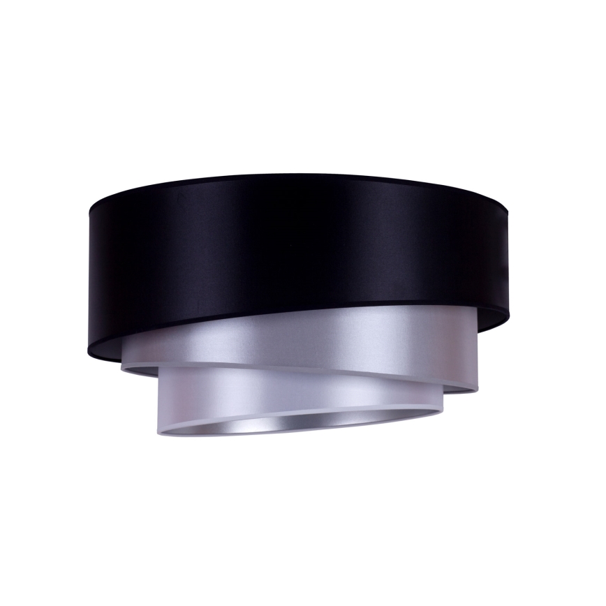 Duolla - Griestu lampa TRIO 1xE27/15W/230V d. 45 cm melna/sudraba