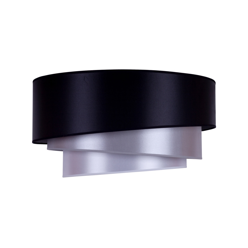 Duolla - Griestu lampa TRIO 1xE27/15W/230V d. 45 cm melna/sudraba